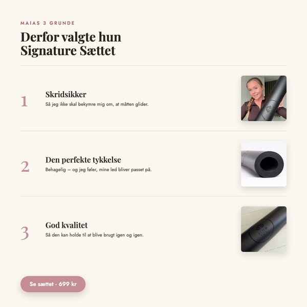 SlowYogi Signature Sæt