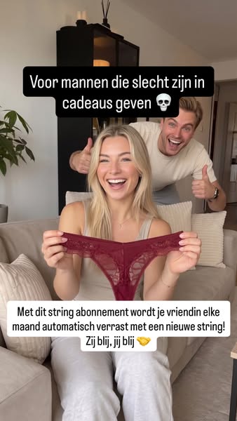 Voor mannen die geen idee hebben wat ze cadeau moeten geven