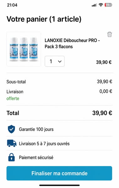 39,90 € au lieu d'un plombier