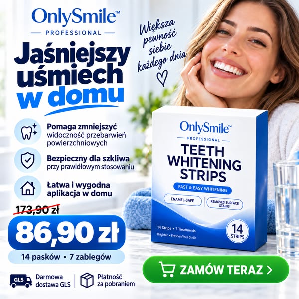 Jaśniejszy uśmiech bez wychodzenia z domu