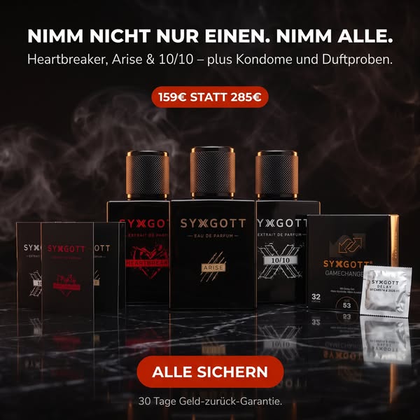 Syxgott Parfum schenkt dir einen Duft + Probenpaket + Geschenk im Wert von 30€