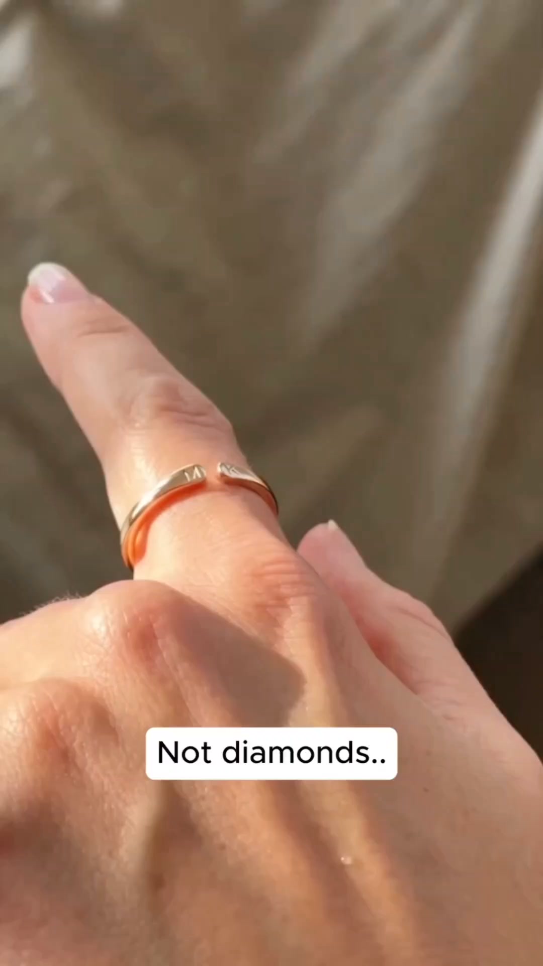 Adjustable Double Initial Ring "Whisper"