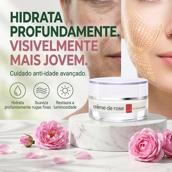 Hidratação profunda. Ar mais jovem.