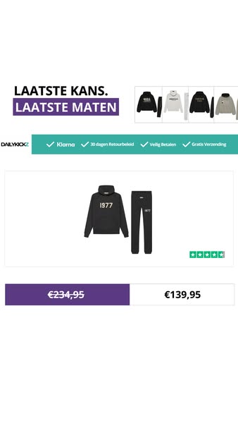 Shop Nu, Betaal Later. Tijdelijk voor €139,95.