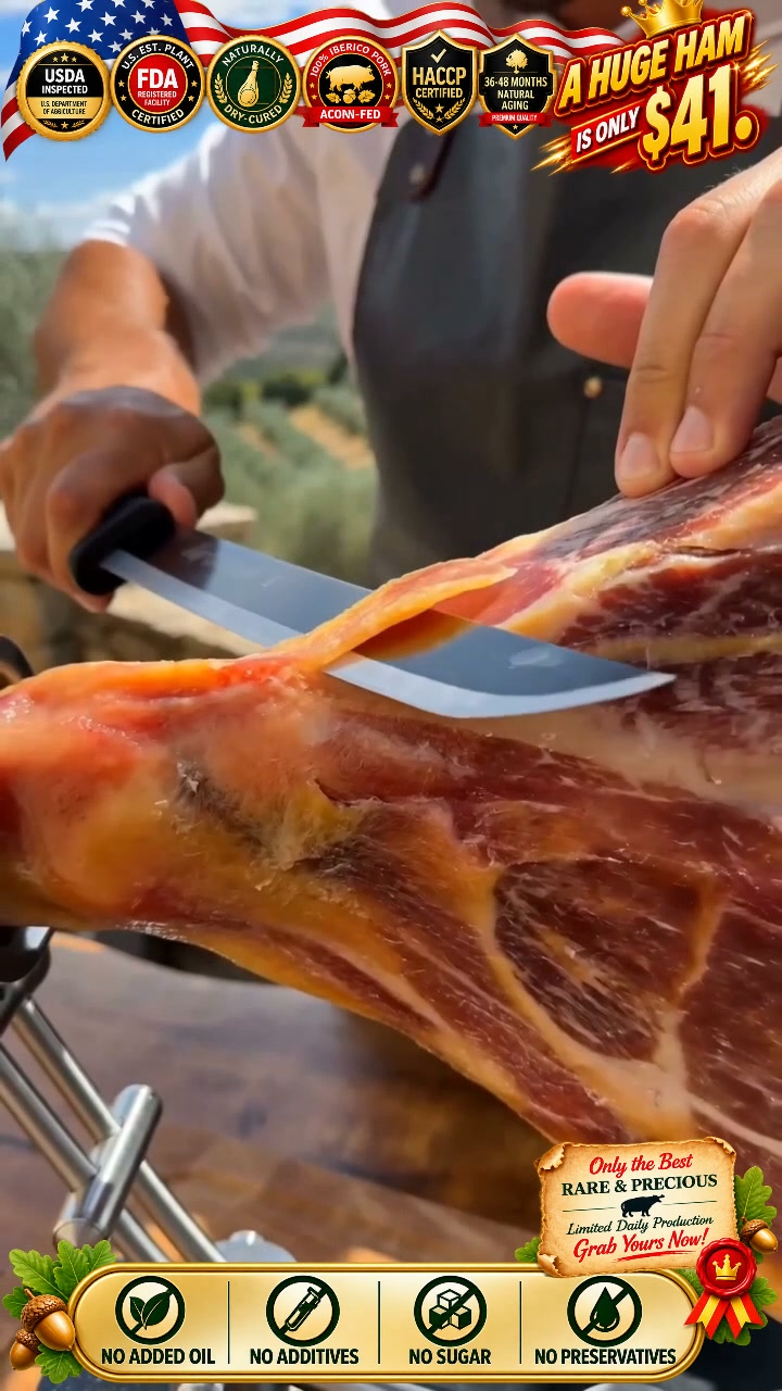 Melt-in-your-mouth luxury: 48-month Spanish ham