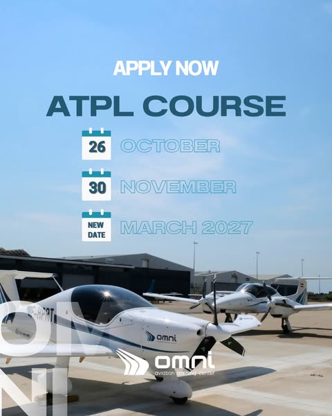 Anúncio de OATC - Omni Aviation Training Center