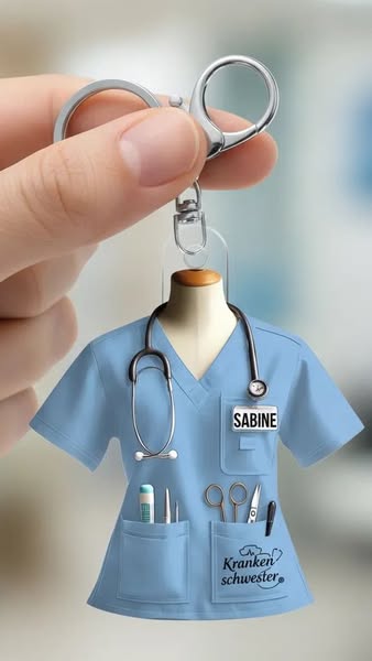 Fière d'être infirmière Personnalisez Votre Porte-Clés