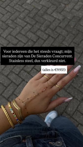 2.000+ sieraden áltijd €9,95 per stuk