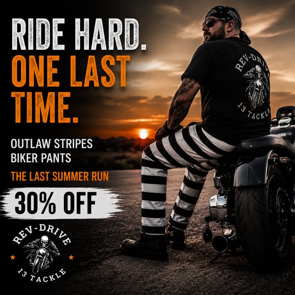 RIDE HARD. ONE LAST TIME. – 30 % OFF