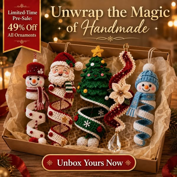 DIY Spiral Crochet Snowman Kit