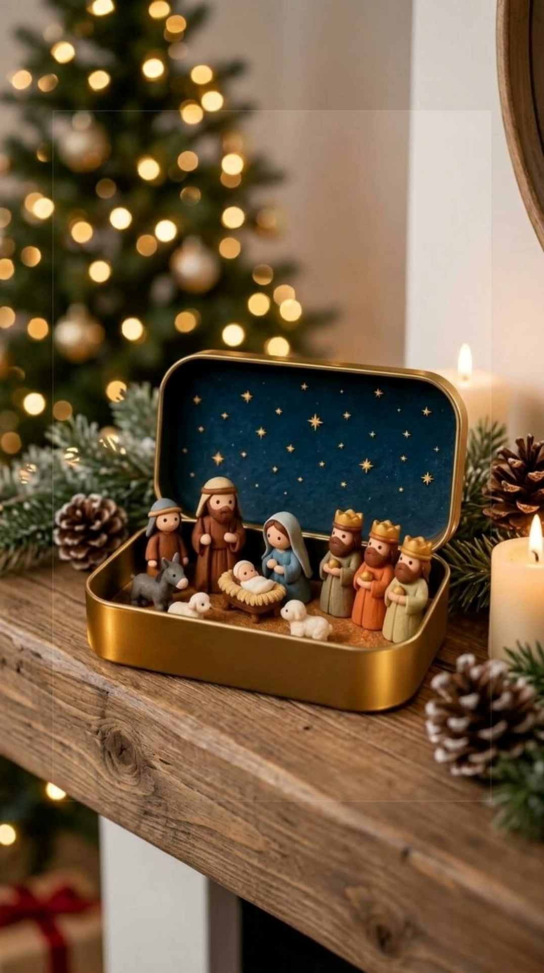Julkrubba i Stilren Ask