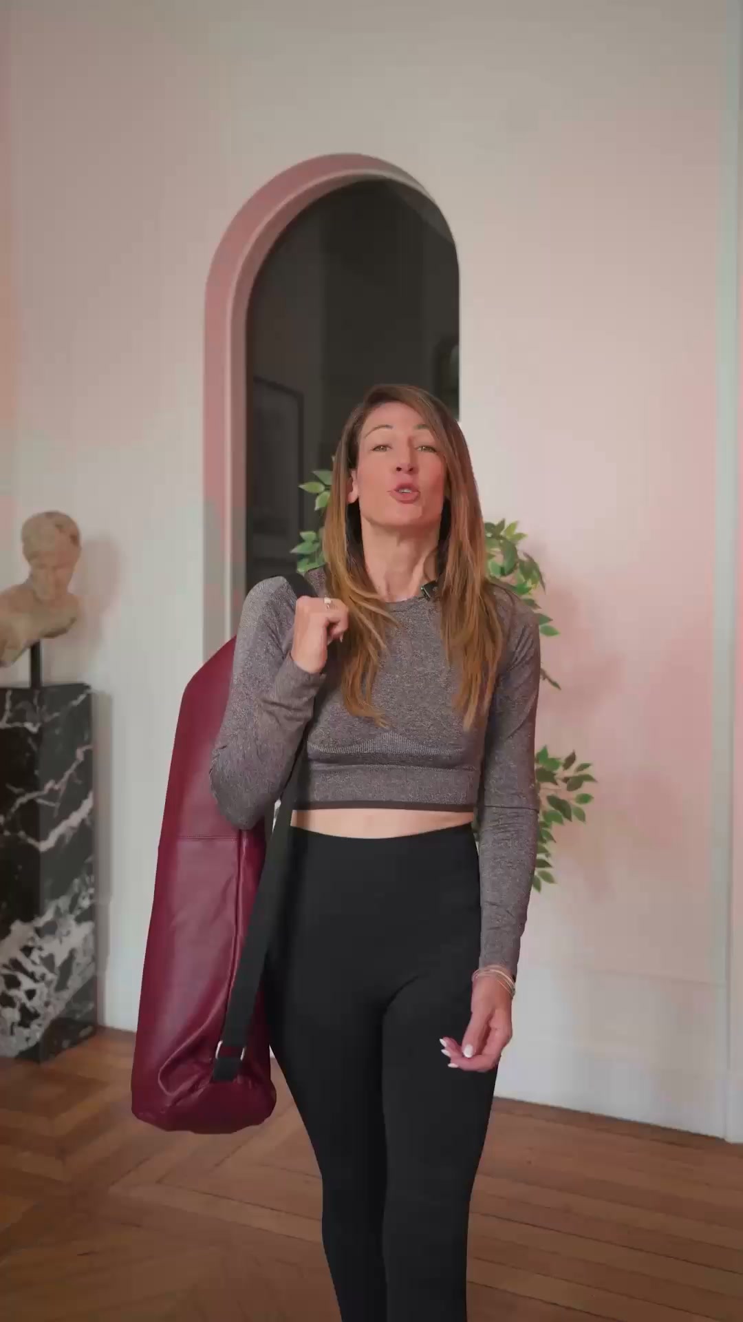 Yogamatte aus 100 % Wolle