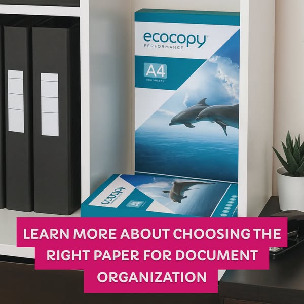 Learn more about choosing the right paper for document organization
