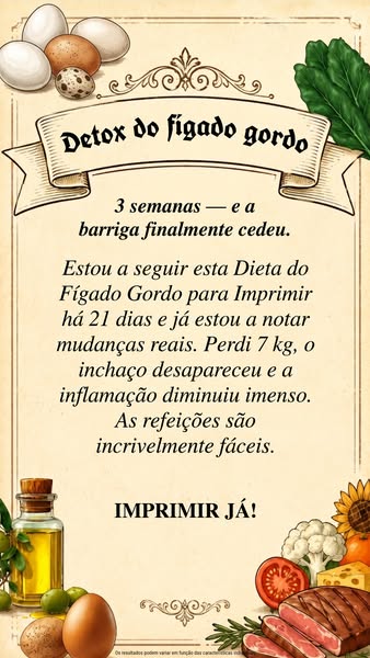 Comece o Detox do Fígado hoje!