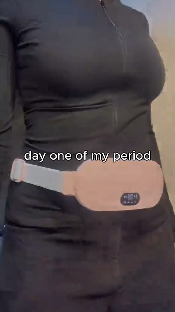 The cordless heated belt for cramps