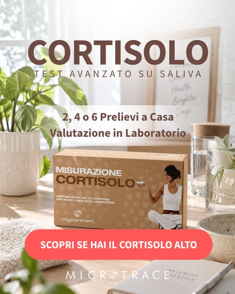Vuoi sapere se hai il cortisolo alto?