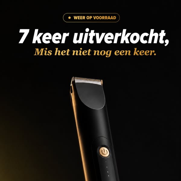 Trim glad, zonder trekken