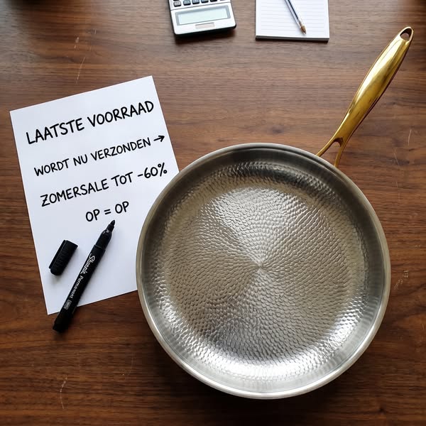 Laatste voorraad nu verzonden