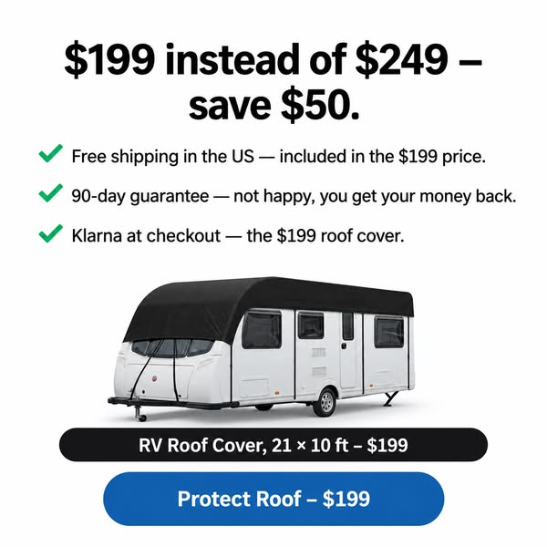 Cover the Roof. Not the Whole RV.