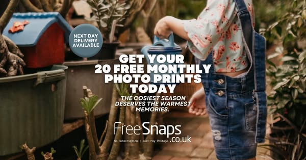 20 Free Prints Every Month