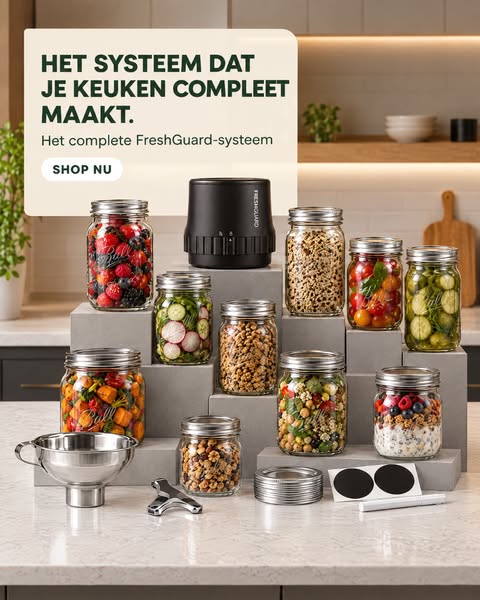 Houd eten tot 3x langer vers