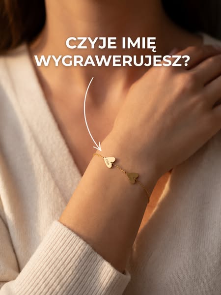 50% na personalizowaną biżuterię