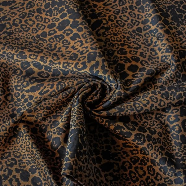 Jacquard spotted cotton and nylon stretch blend Brown / 50.8