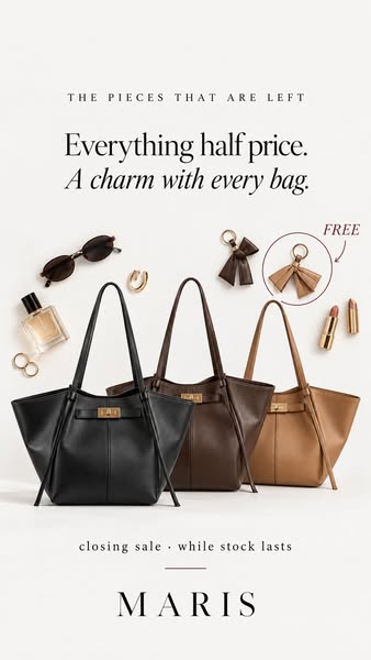 Closing Sale 50% OFF + Free wallet