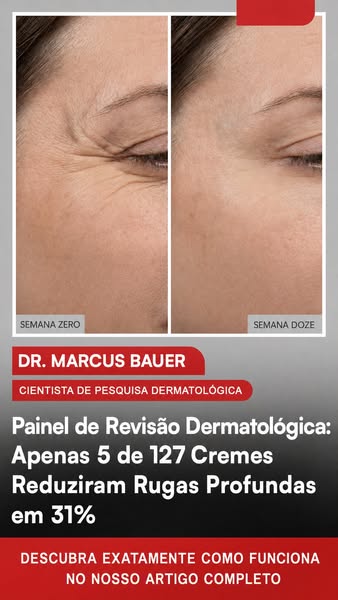 Painel de Revisão Dermatológica: Apenas 5 de 127 Cremes Reduziram Rugas Profundas em 31%