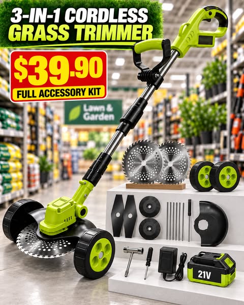 Cordless 3-in-1 Trimmer — $39.90
