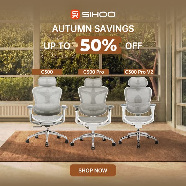 Sihoo Autumn Savings: Up to 50% Off