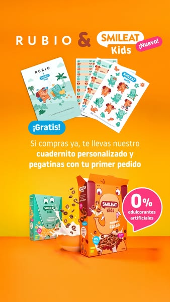 ¡GRATIS CON TU PRIMER PEDIDO DE NUESTROS CEREALES KIDS!