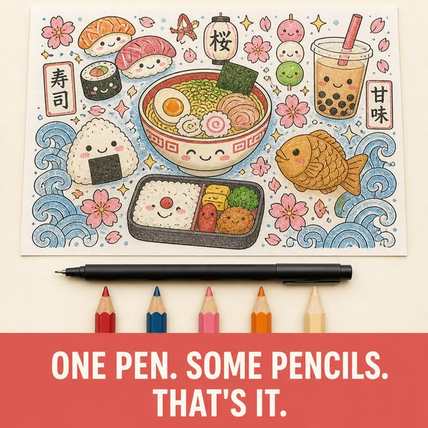 Learn The Art Of Japanese Kawaii Doodling