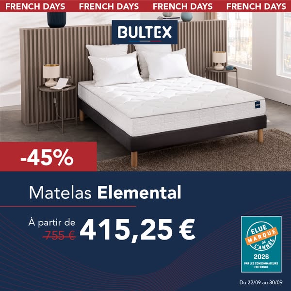 Matelas à -45%