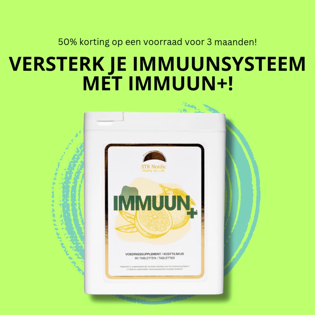 Immuun+Slechts €8,32/maand!