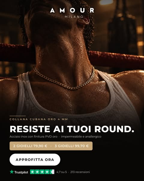 2 gioielli 79,90€ · per sempre, non una settimana