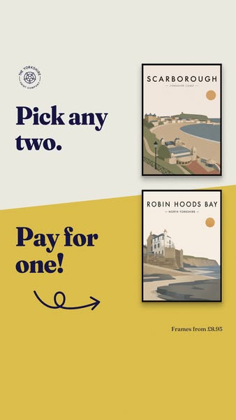 Buy one, get one FREE
