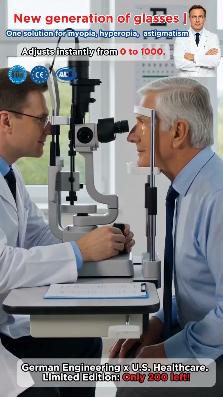 Smart Zoom and Color-Changing Reading Glasses