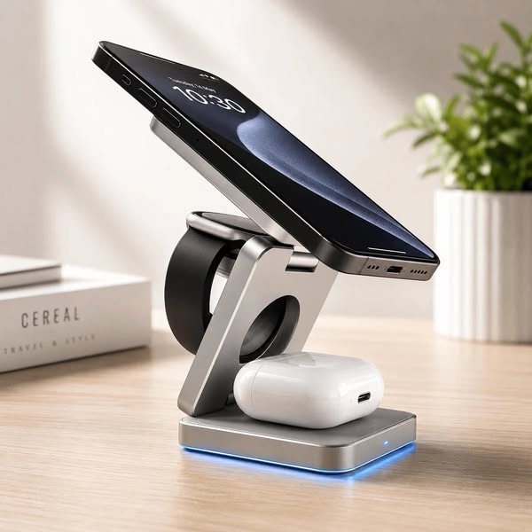 One Charger. Three Devices. Better Charging.