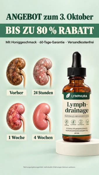Geben Sie nicht Ihrem Lebensstil die Schuld – bringen Sie zuerst Ihr Lymphsystem wieder in Schwung.