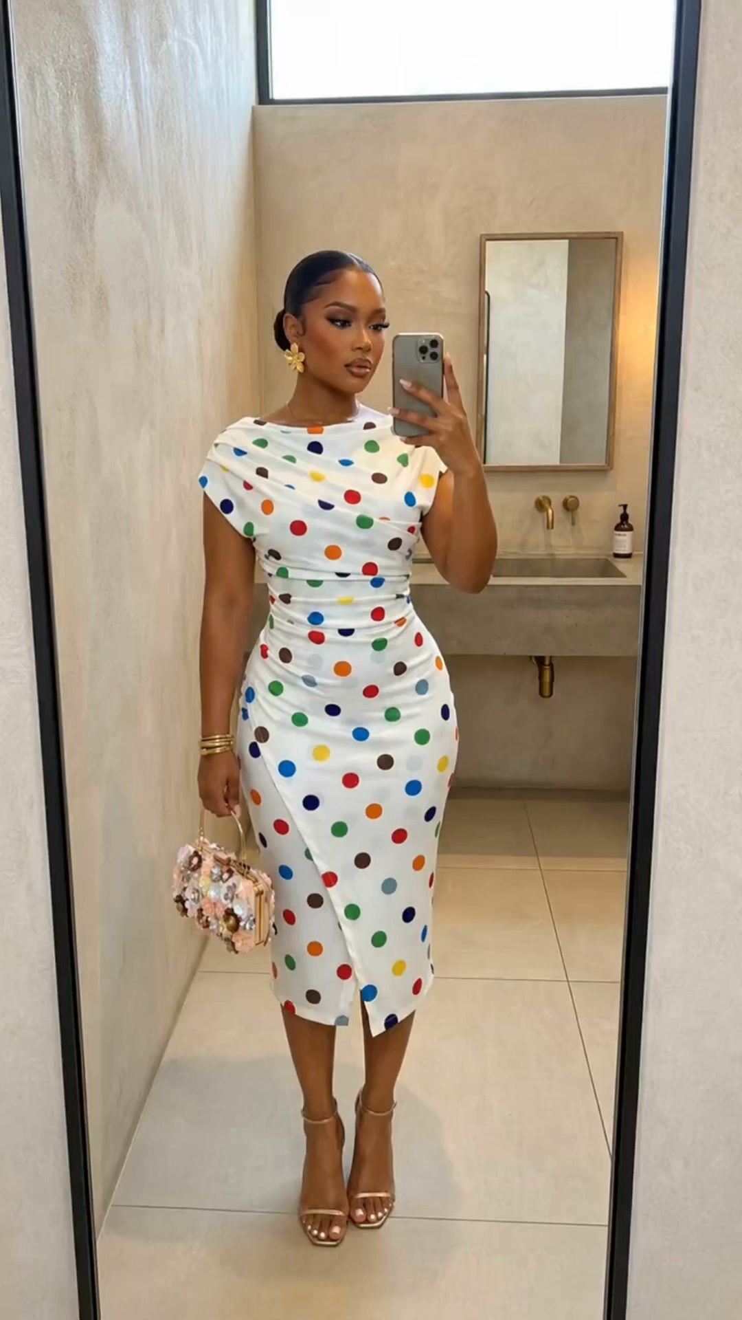 Your New Favorite Statement Midi Dress