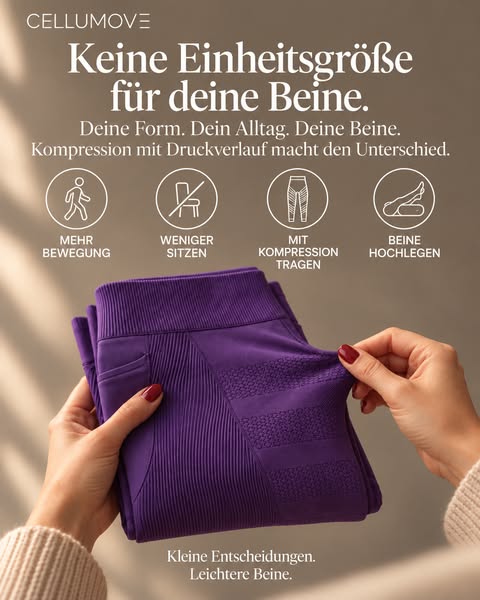 Schwere Beine nach einem langen Tag?
