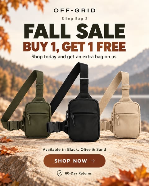 Don't miss out – Buy 1 Get 1 Free
