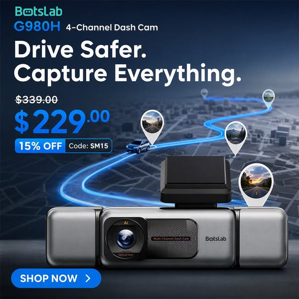 The Ultimate 4-Camera Dash Cam
