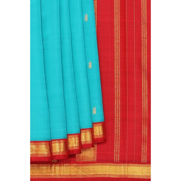 Arani Silk Sea Blue Saree