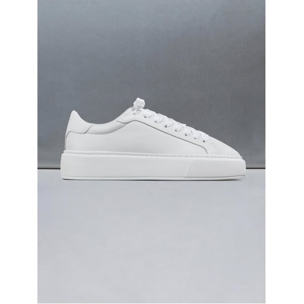 Essential Leather Trainer in White