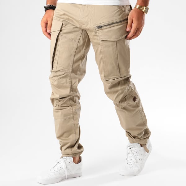 G-Star - Calças cargo cónicas Rovic Zip 3D D02190-5126 Bege