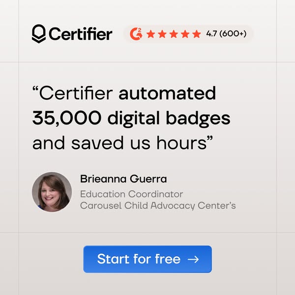 Digital Badging Platform