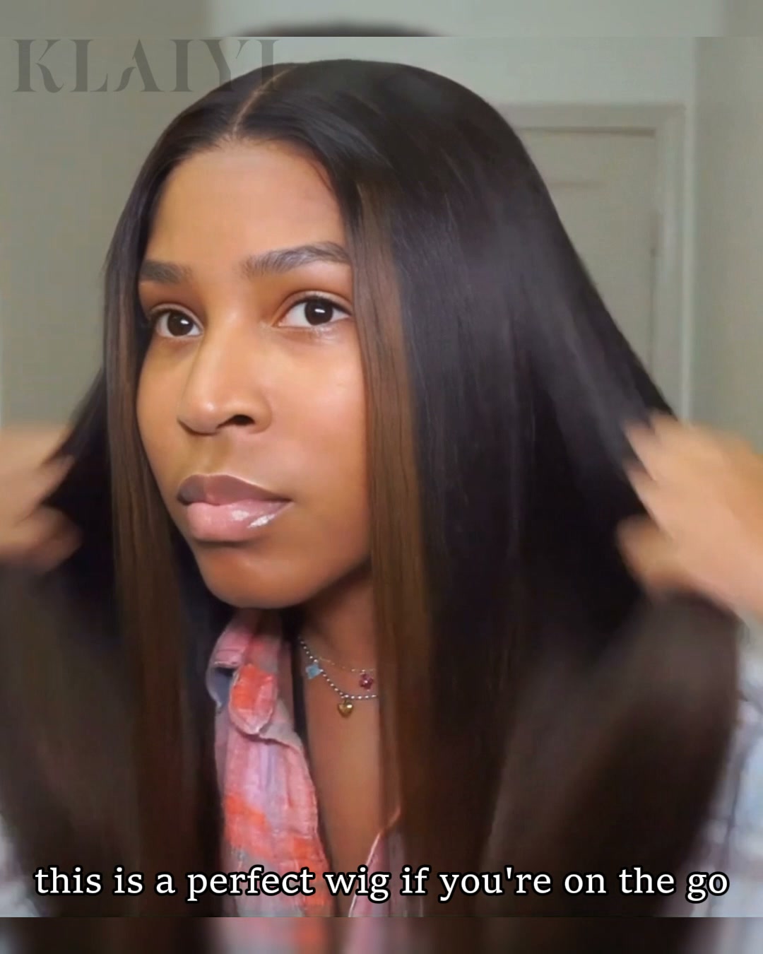 Pressed, soft, then curled… and somehow she looks even better