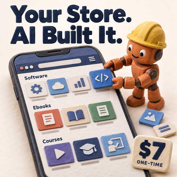 Your Own Store. Built Tonight.